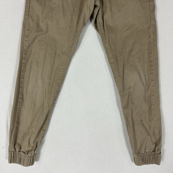 Denizen Cargo Joggers Pants Men's Size XS Tan Casual Drawstring Pockets Stretch - Picture 3 of 15